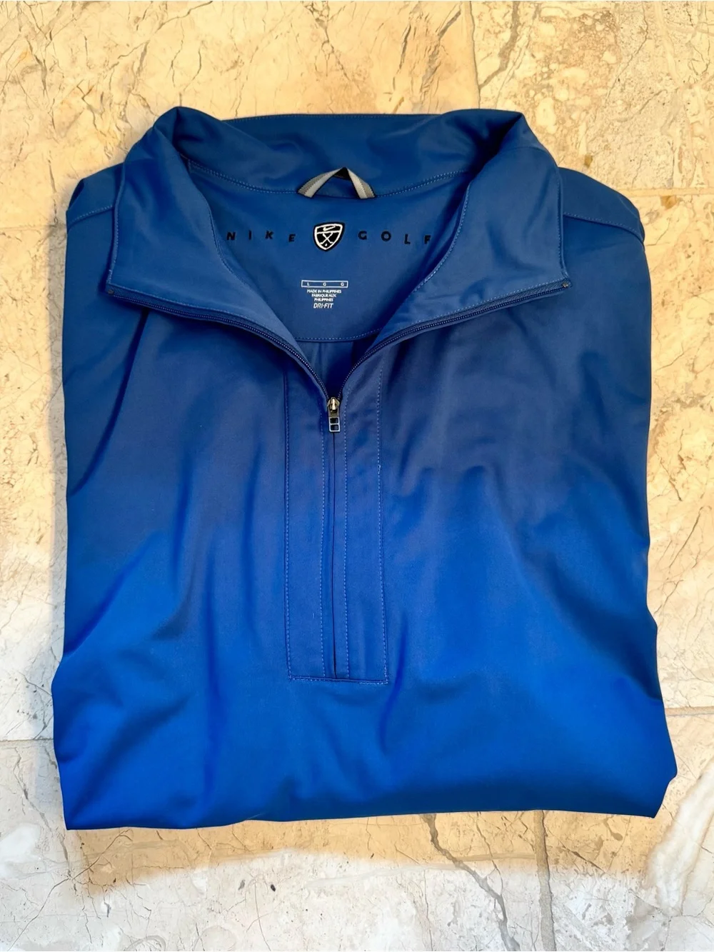 Nike men’s drifit golf course athletic windbreaker pullover jacket sz L